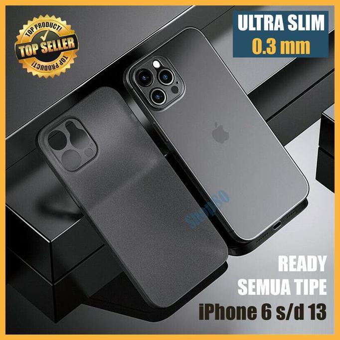 Casse- Hard Case Ultra Thin Tipis Iphone 11 12 13 14 Mini Pro Max Casing