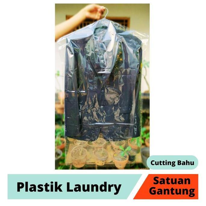 HARGA PABRIK - Plastik Laundry Satuan Gantung Cutting Bahu