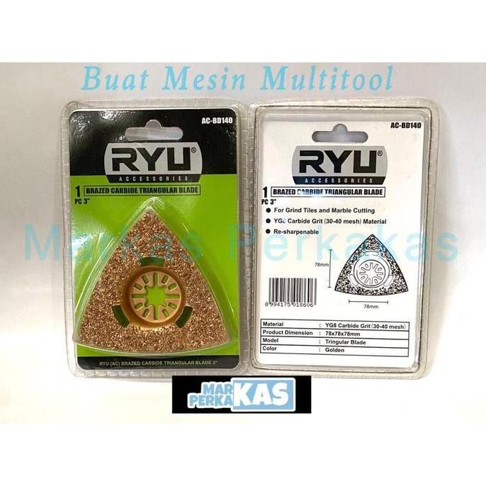 Mata Mesin multi Oskilasi Ryu Triangular Blade 3" [terbaik]