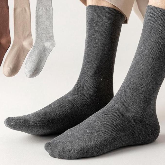 DF301 >> KAOS KAKI PANJANG PRIA TINGGI SEBETIS ATAS MATA KAKI KERJA FORMAL SOCK A501 kaos  kaki  pan