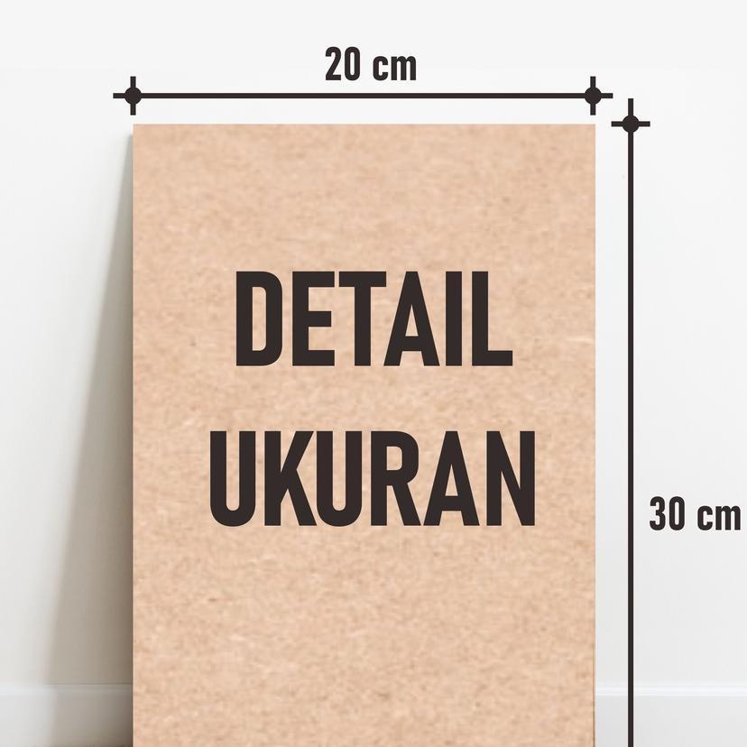 Poster Band Rock Bingkai Frame Block | Poster Kayu Band | Hiasan Dinding