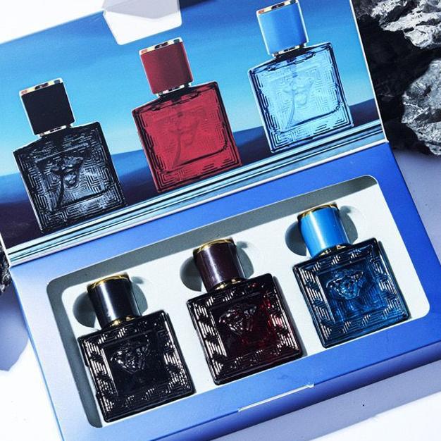 Paket 3In1 Versace Eros Maiden Anna Edp Parfum Pria Tahan Lama Manis Segar Ringan 30Ml Import Bpom