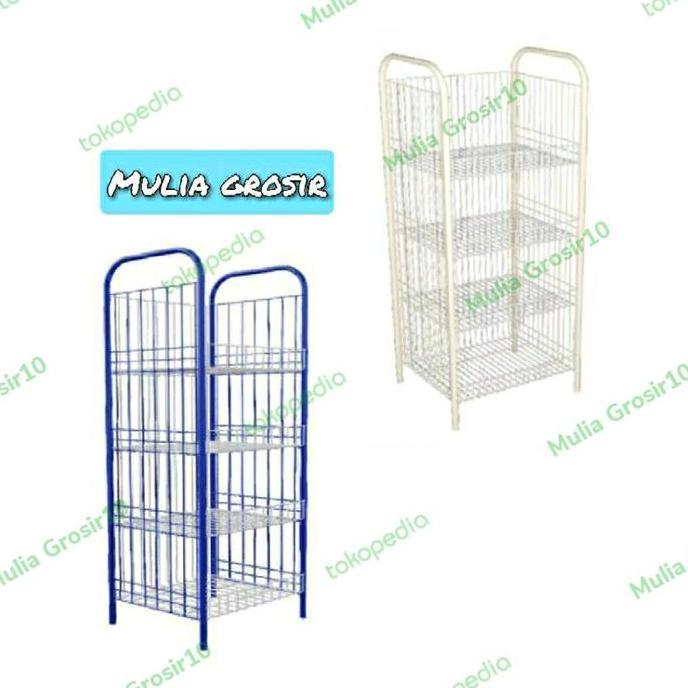 BEST PRICE - rak snack chiki 4 susun rak serbaguna