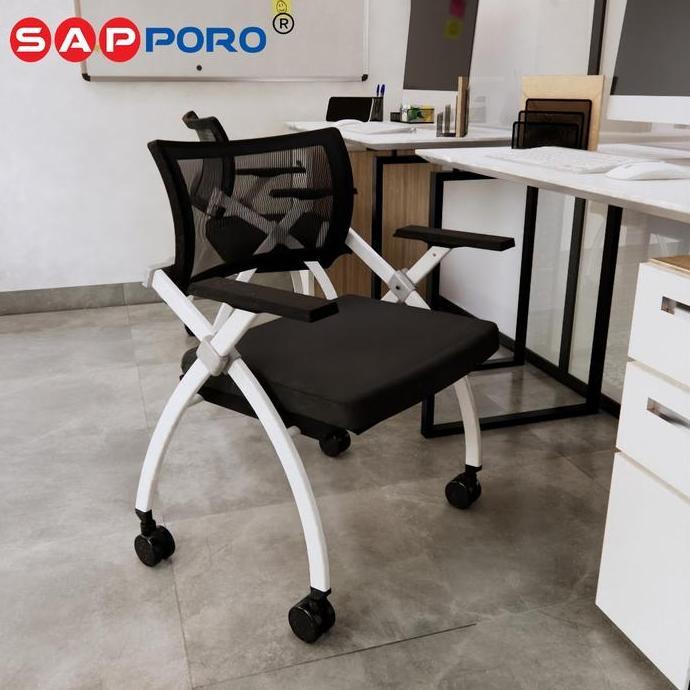 SUPER HEMAT - SAPPORO VEJLE - Kursi kantor | Kursi Jaring | Office Chair Besi Plastik