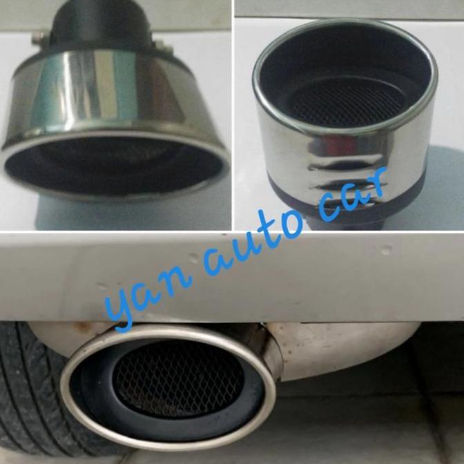 Muffler / Mufler / Buntut Knalpot Racing Chrome Suzuki SX4