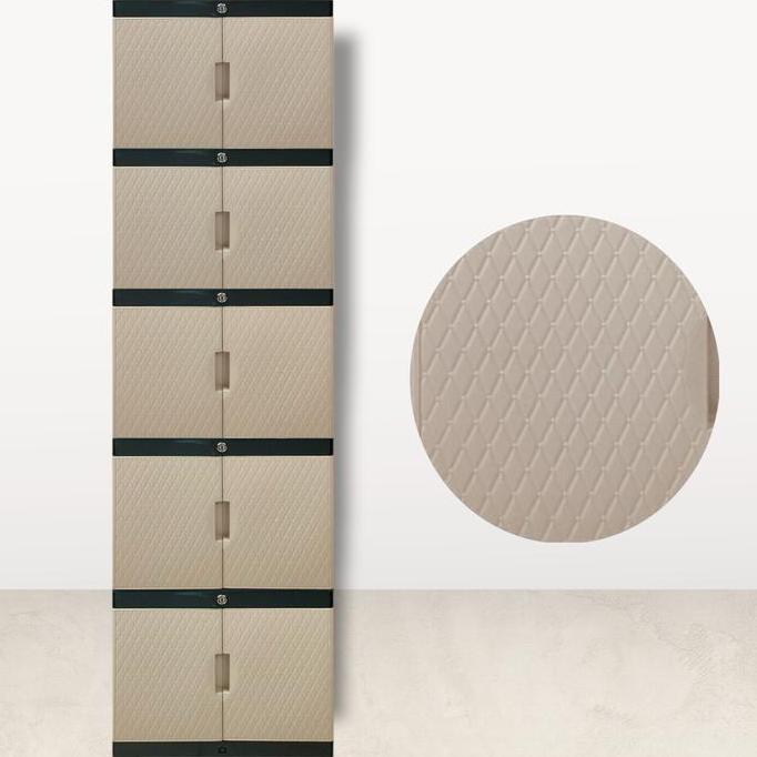 GARANSI 100% / RENATA MINI - Lemari Plastik 5 Susun