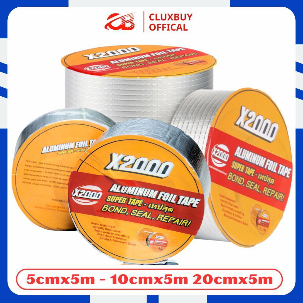 Super tape X2000 3 ukuran,  lakban anti bacor X2000,  aluminium foil tape super lengket dan super wa