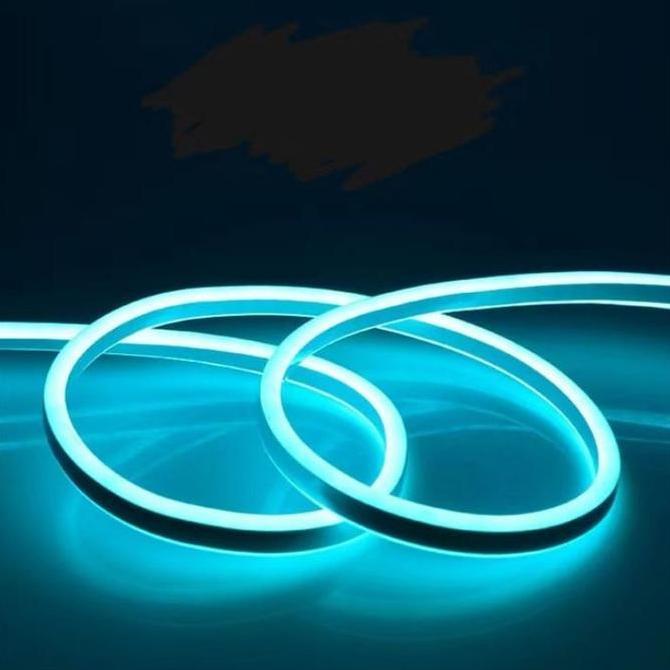 NEON FLEX SATU WARNA 220V PERMETER BONUS COLOKAN / LAMPU HIAS KAMAR LED NEON SIGN LED SELANG NEON FL
