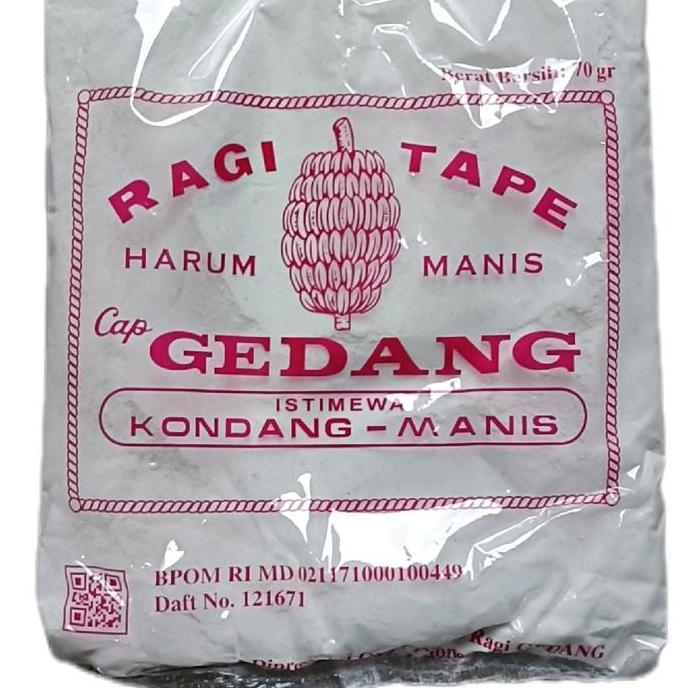 Pilihan- Ragi Tape Singkong Cap Gedang Ecer 1 Sachet