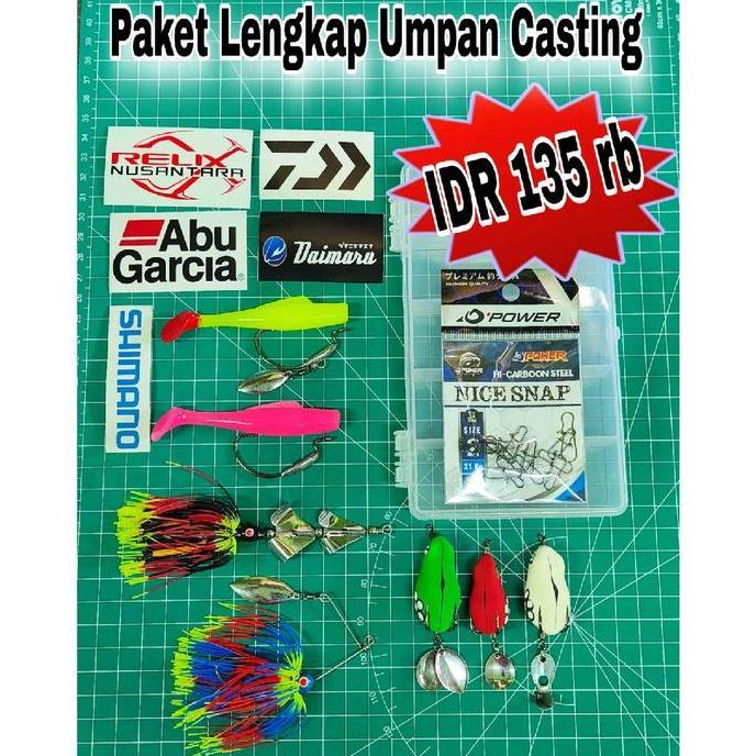 Umpan Lengkap Casting Gabus dan Toman Top