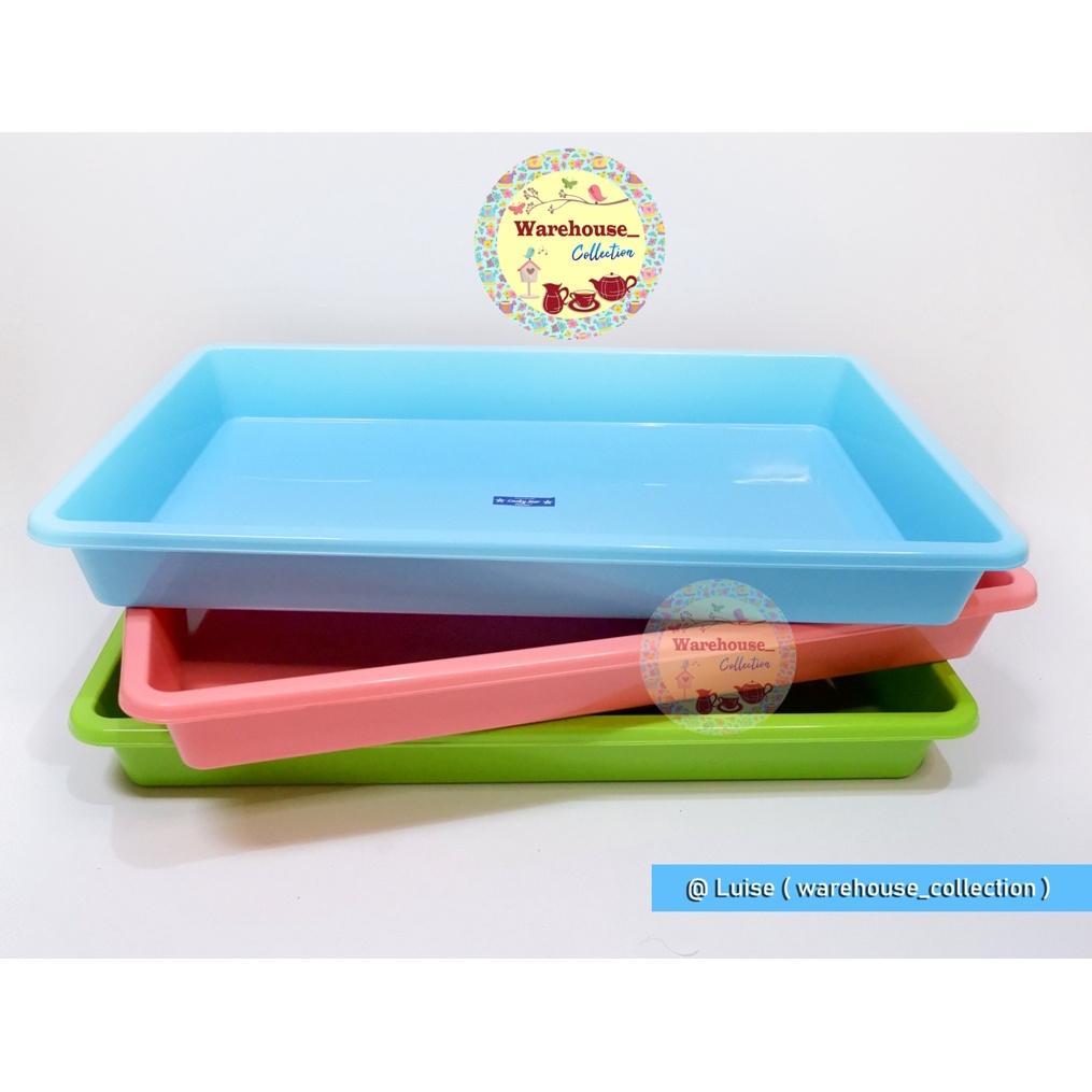 Nampan Segi Plastik Jumbo Lucky Star 1406 Dan 1405/ Nampan Besar / Baki Jumbo Lucky Star