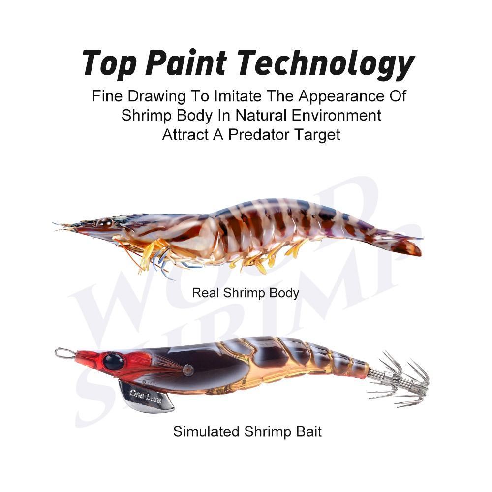 Kingdom Egi Shrimper Umpan Pancing Umpan Udang 55Mm 70Mm 80Mm 92Mm 110Mm Umpan Cumi-Cumi Umpan Eging