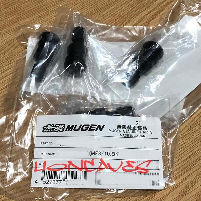 * ORIGINAL MUGEN AIR VALVE BLACK PENTIL VELG MF8 MF10 MUGEN GP - 4PCS ''