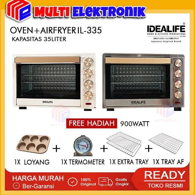Oven Listrik Idealife MO-3501 Low Watt Kapasitas 35 Liter