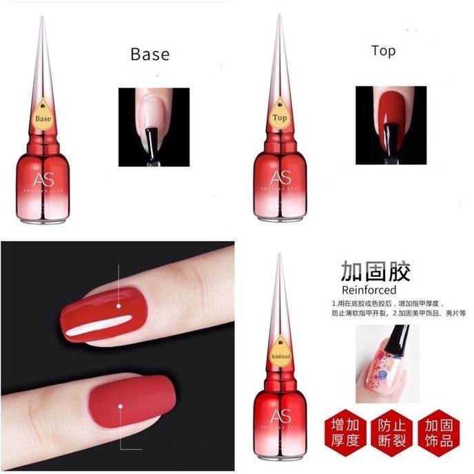 Nail- As Top Coat/Base Coat/Matte Top/Primer Nail Gel Polish