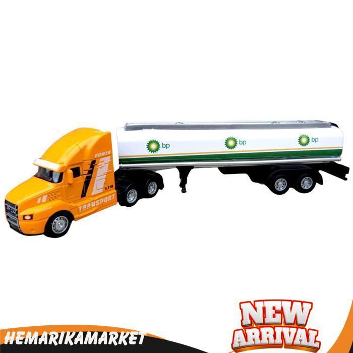 Diecast Truck Tangki Truck Oil Besi Premium Banyak Item