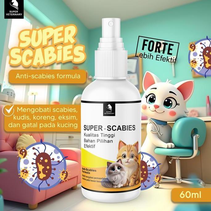 OBAT GUDIG KUCING 60 ML - OBAT SCABIES KUCING 60 ML - OBAT SCABIES KELINCI - OBAT GUDIG KUCING - OBA
