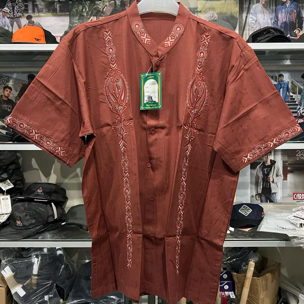 NEW ARRIVAL OBRAL BAJU KOKO NUR IMAN LENGAN PENDEK / KEMEJA KOKO MURAH