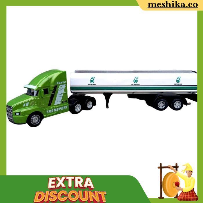 Diecast Truck Tangki Truck Oil Besi Premium Banyak Item