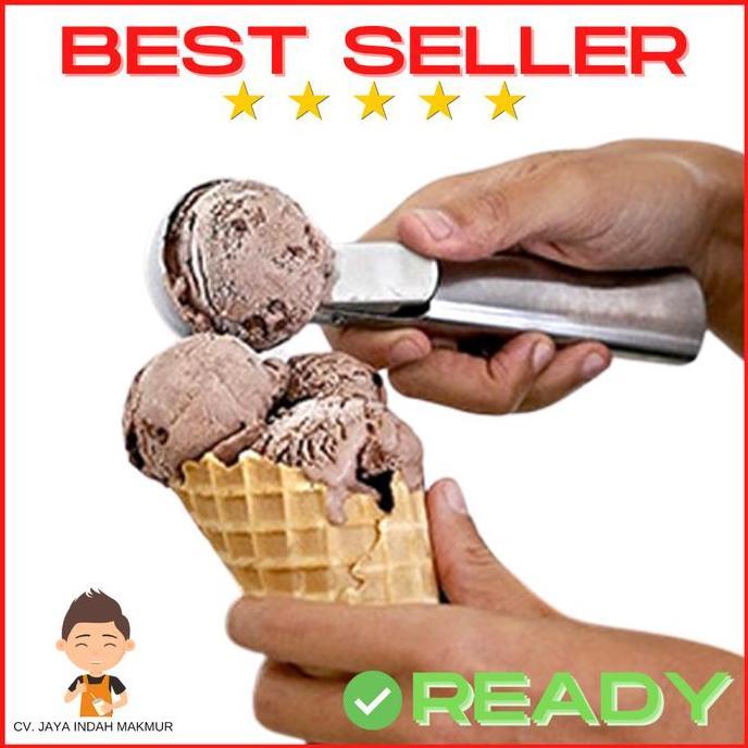 >*>*>*>*] Sendok Es Krim Ice Cream Scoop Stainless Steel Premium Sekop Es Krim