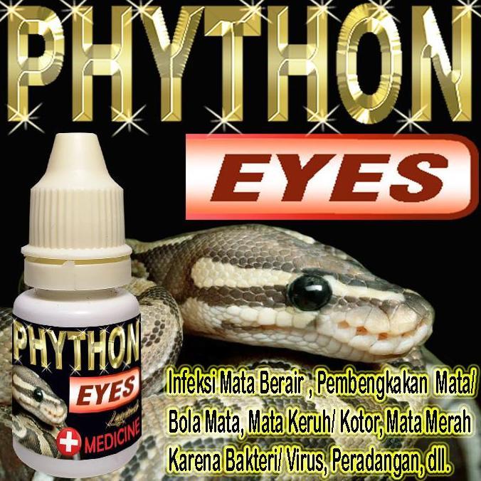 PHYTON EYES OBAT TETES MATA REPTILE SAKIT BENGKAK MERAH  BERAIR KERUH TERTUTUP KATARAK INFKESI PERAD