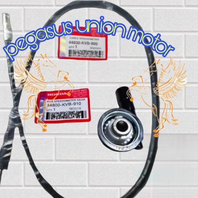 Kabel Speedometer + Gearbox Gear Box Speedometer Beat Karbu Beat Fi Beat Pop Scoopy Spacy Vario 110 
