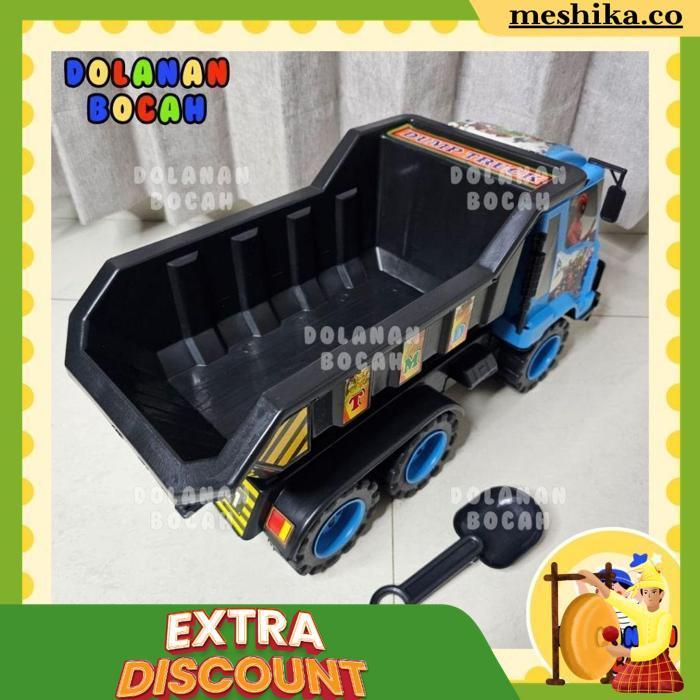 Mainan Truk Tarik Oleng Dump Truck Pasir Suara Tektek Murah Tmd 01