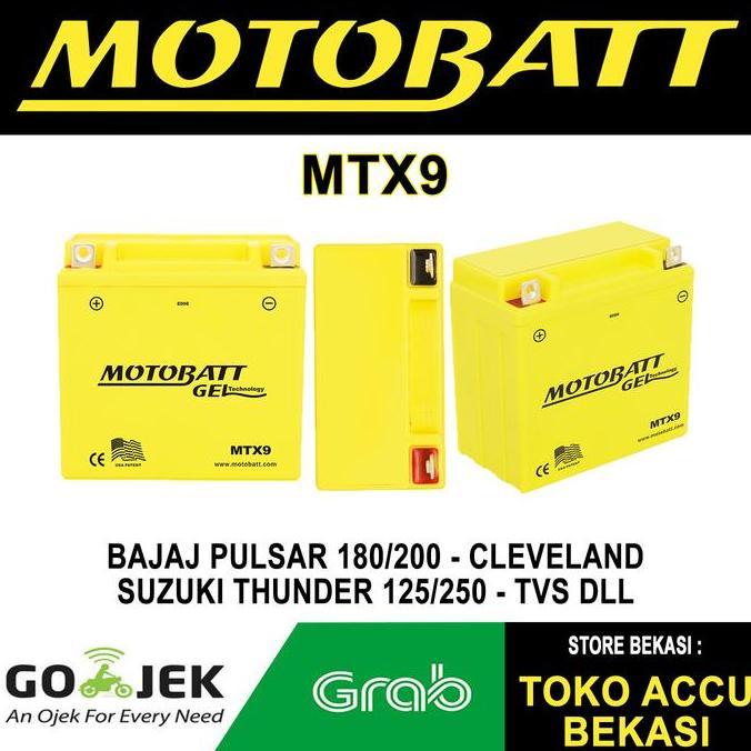 AKI MOTOR MOTOBATT MTX9 (12N9-4B-1) ORIGINAL BEST SELLER
