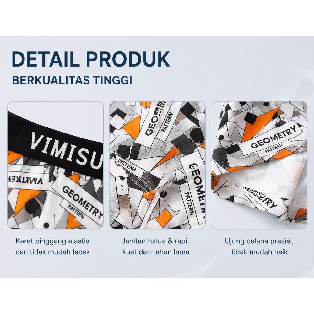 BEST SELLER [8pcs] Best Seller Cd Pria Motif Seamless/Boxer Cowok Remaja Bahan Halus dan Dingin CD/n