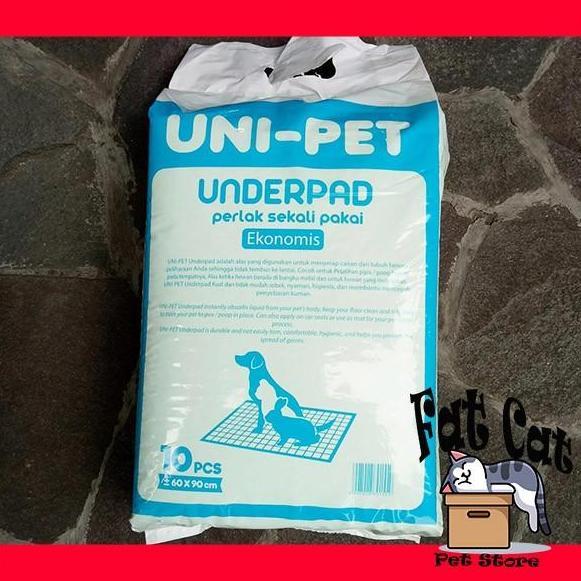 Pat- New- [Grosir] Underpad Alas Kandang 60X90 Cm Training Pad Kucing Anjing - 1 Pack Isi 10Pcs