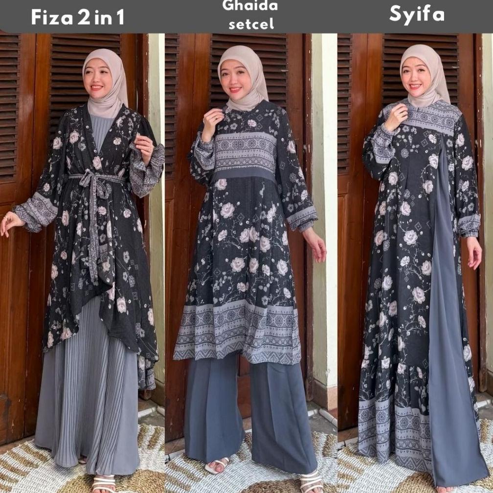 100% AMAN Joley Cloth -  Kharisma Raya Series Dress Terbaru 2026 Outfit Lebaran Kondangan Pesta Gami