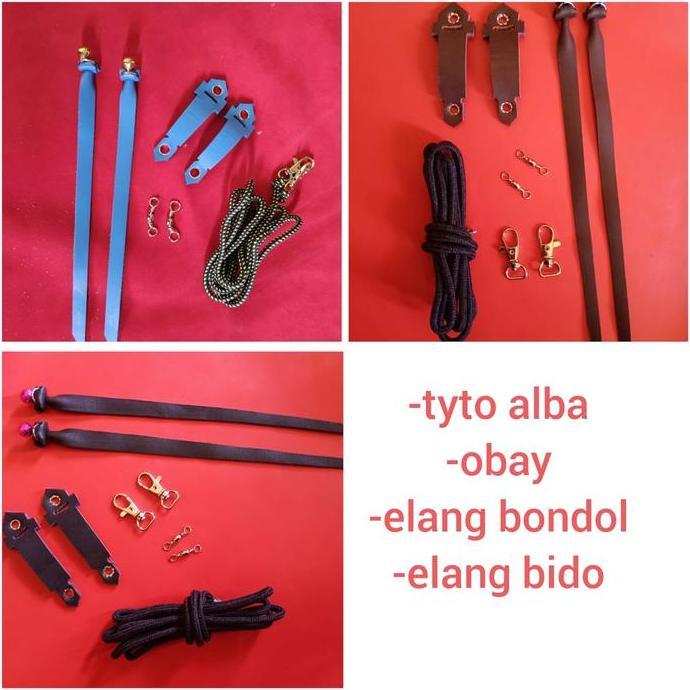 Pat- New- Angklet Barn Owl/Obay/Bido /Tali Kaki Burung Hantu