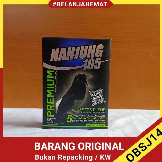 Nanjung 105 Ebod Jaya Voer Pelet Pakan Burung