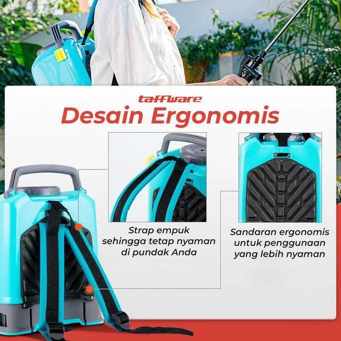 Tangki Semprot Air Tanaman Hama Pertanian Bisa Di Cas Portable Electric Sprayer 10 Liter