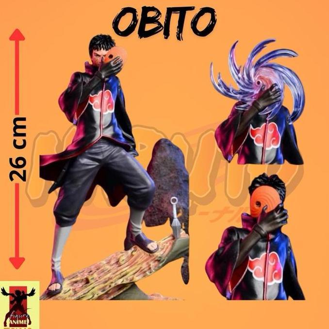 Ready action figure naruto  versi Obito akatsuki