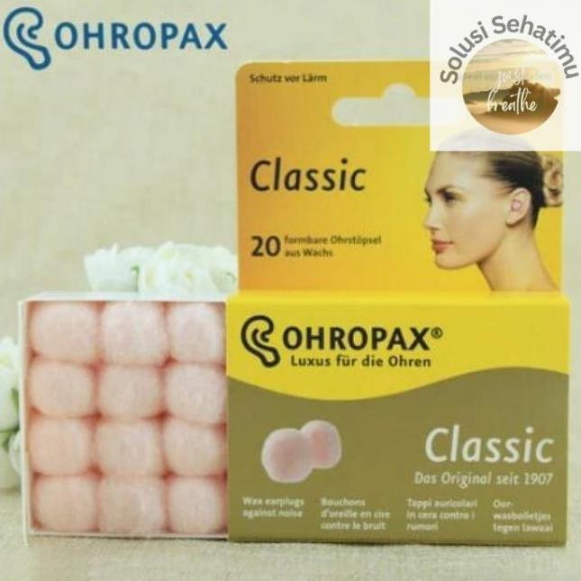 10 Pasang Penyumbat Telinga Lilin Nyaman Ohropax Penyumbat Telinga