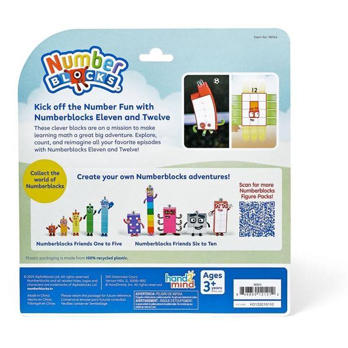 Ready Hand2Mind Numberblocks Friends Eleven and Twelve, Numberblocks 11 & 12 Mainan Edukatif Anak