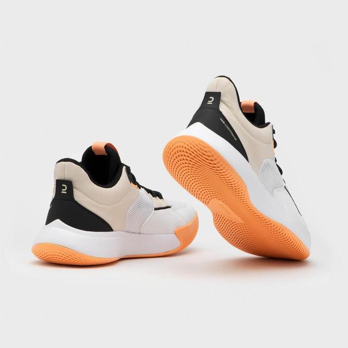 (Good) Decathlon TARMAK Sepatu Basket Pria/Wanita Fast 500 Low Putih - 8759692