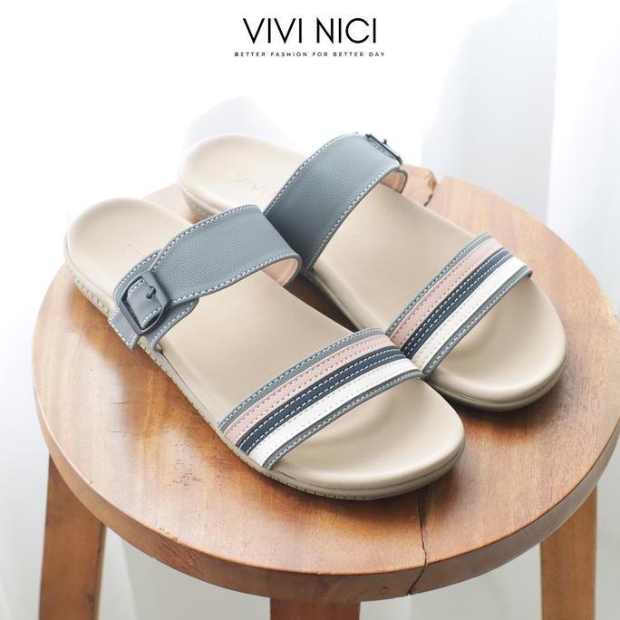 Donna- Vivi Nici - Chloe Sandal Nita Sendal Jepit Karet Cewek