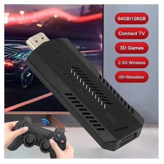 4K Game Stick Gen 2 Plus X2 Plus Game Console Wireless Gamepad Hdmi