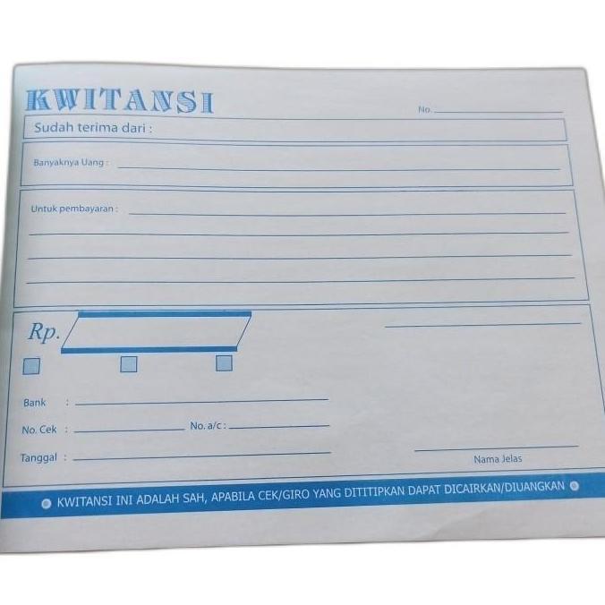 kuitansi besar kwitansi 3 rangkap 3PLY Ready
