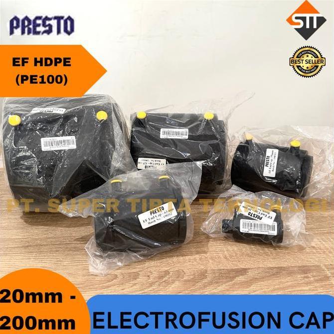 Electrofusion CAP HDPE (PE100) SDR11 PN16 Brand Presto