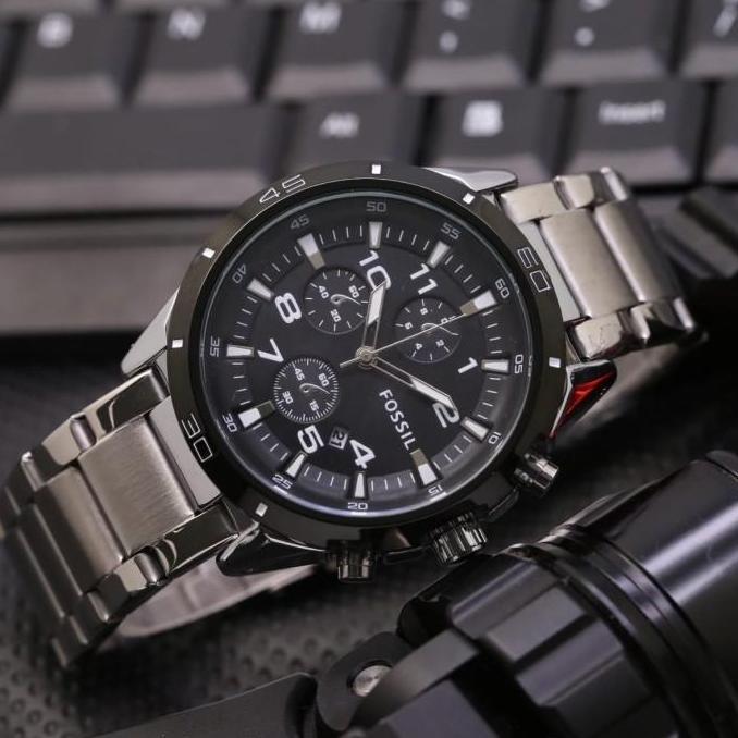Orologi- Jam Tangan Pria Fossil Rantai Chrono Variasi