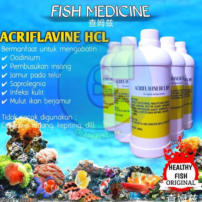 Fishup- Acriflavine Hcl 1 Liter / Acriflavine Hcl 1Ltr / Acriflavine Hcl