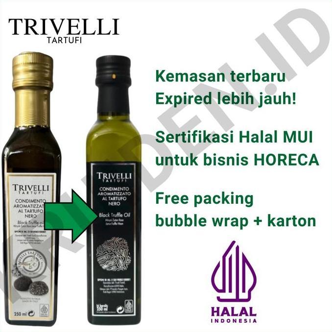Pilihan- Black Truffle Oil Trivelli Minyak Truffle Italian Premium Tartufo Nero