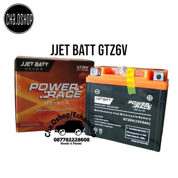 Aki Jjet Batt Gtz6V / Aki Motor Cbr / Aki Motor Pcx Terbaru
