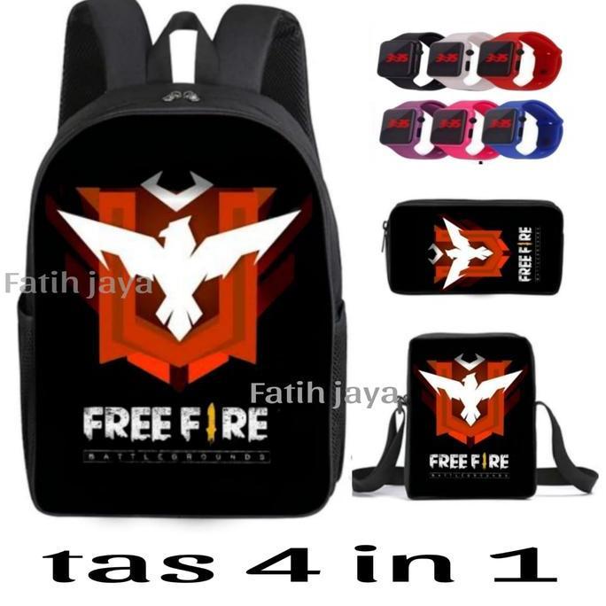 New- Tas Freefire - Tas Anak Laki - Tas Ff - Ransel Anak Sekolah Cowok - Tas Anak Cowok - Tas Sekola