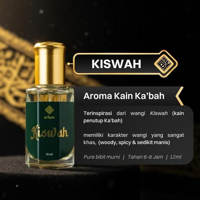 Fumy- New- Arhan Parfum Sholat Kish 12 Ml Bibit Murni