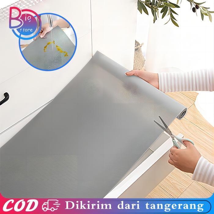 Alas Serbaguna Tahan Air 45*150cm Alas Laci Lemari Dapur Anti Slip Alas Lemari Pakaian Alas Lemari B