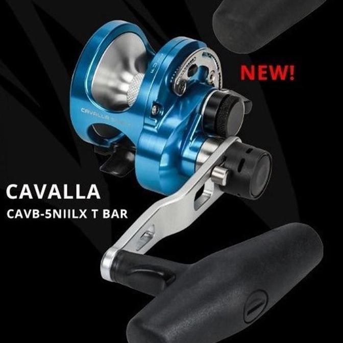 Veii- New- Reel Okuma Cavalla Level Drag 2 Speed Reel Over Head Rell Oh Reel Pancing